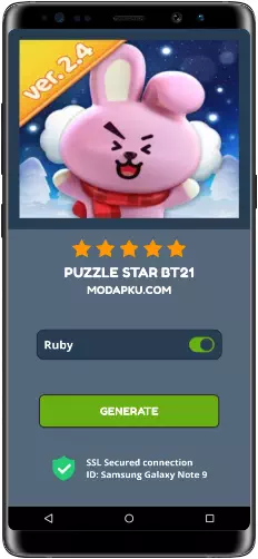 PUZZLE STAR BT21 MOD APK Screenshot