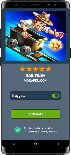 Rail Rush MOD APK Screenshot