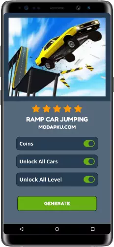 Ramp Car Jumping MOD APK Screenshot