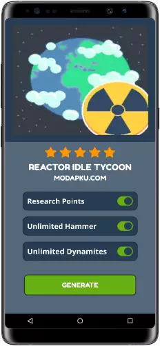 Reactor Idle Tycoon MOD APK Screenshot
