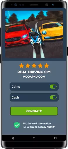 Real Driving Sim MOD APK Screenshot