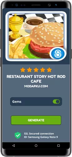 Restaurant Story Hot Rod Cafe MOD APK Screenshot