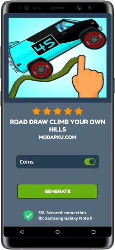 Road Draw Climb Your Own Hills MOD APK Screenshot