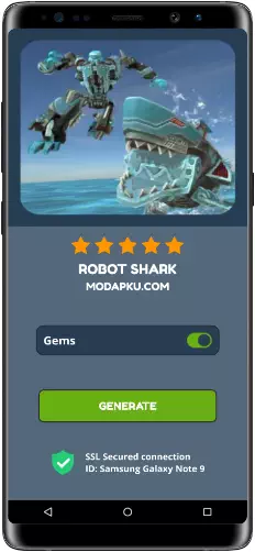 Robot Shark MOD APK Screenshot