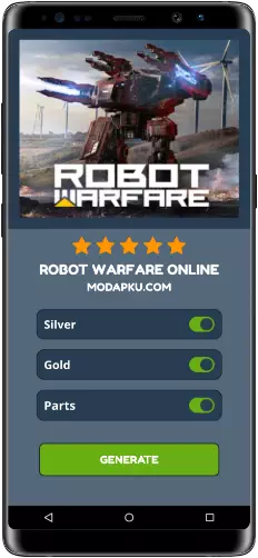 Robot Warfare Online MOD APK Screenshot