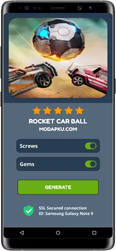 Rocket Car Ball MOD APK Screenshot
