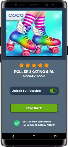 Roller Skating Girl MOD APK Screenshot