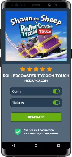 RollerCoaster Tycoon Touch MOD APK Screenshot