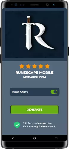 RuneScape Mobile MOD APK Screenshot
