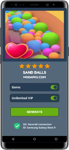 Sand Balls MOD APK Screenshot