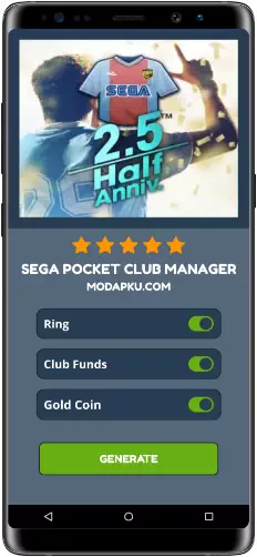 SEGA POCKET CLUB MANAGER MOD APK Screenshot