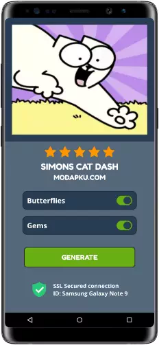 Simons Cat Dash MOD APK Screenshot