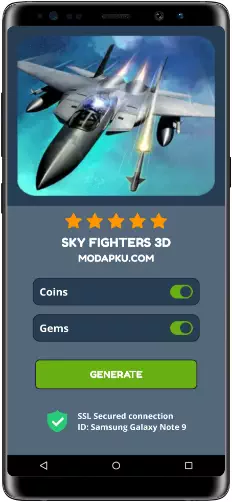 Sky Fighters 3D MOD APK Screenshot