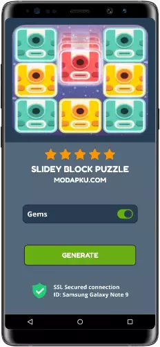 Slidey Block Puzzle MOD APK Screenshot