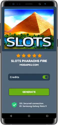 Slots Pharaohs Fire MOD APK Screenshot