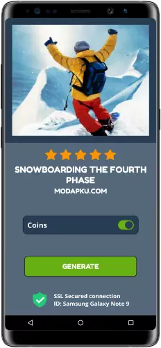 Snowboarding The Fourth Phase MOD APK Screenshot