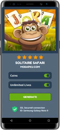 Solitaire Safari MOD APK Screenshot