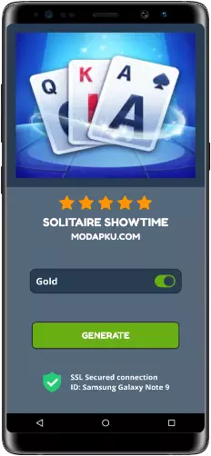 Solitaire Showtime MOD APK Screenshot