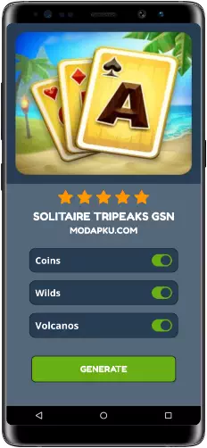 Solitaire TriPeaks GSN MOD APK Screenshot