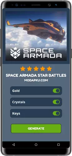 Space Armada Star Battles MOD APK Screenshot