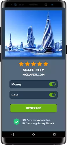 Space City MOD APK Screenshot