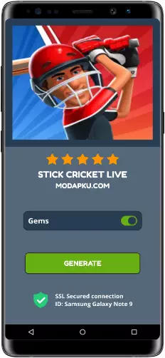 Stick Cricket Live MOD APK Screenshot