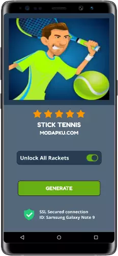 Stick Tennis MOD APK Screenshot