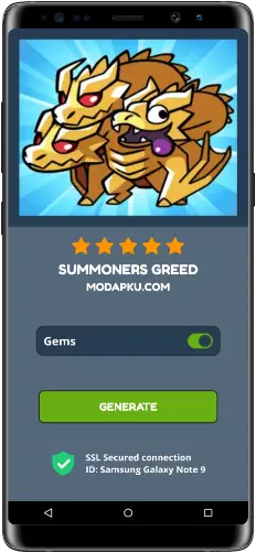 Summoners Greed MOD APK Screenshot