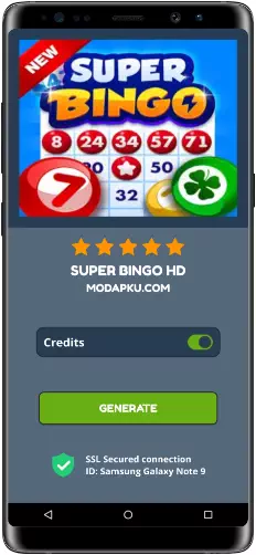 Super Bingo HD MOD APK Screenshot