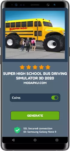 Super High School Bus Driving Simulator 3D 2020 MOD APK Screenshot