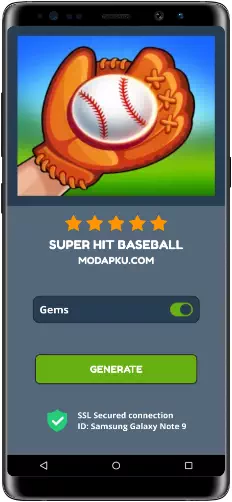 Super Hit Baseball MOD APK Screenshot