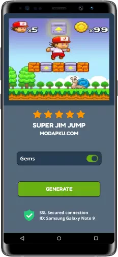 Super Jim Jump MOD APK Screenshot