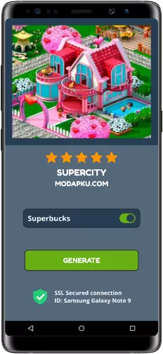 SuperCity MOD APK Screenshot