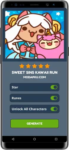 Sweet Sins Kawaii Run MOD APK Screenshot