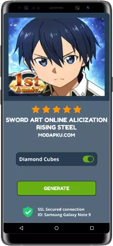 Sword Art Online Alicization Rising Steel MOD APK Screenshot