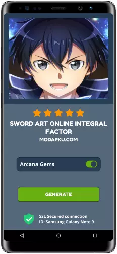 Sword Art Online Integral Factor MOD APK Screenshot
