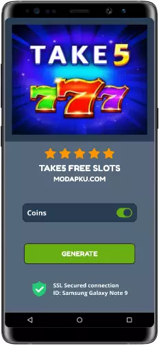 Take5 Free Slots MOD APK Screenshot
