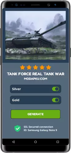 Tank Force Real Tank War MOD APK Screenshot