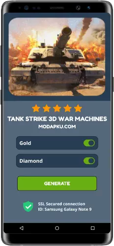 Tank Strike 3D War Machines MOD APK Screenshot