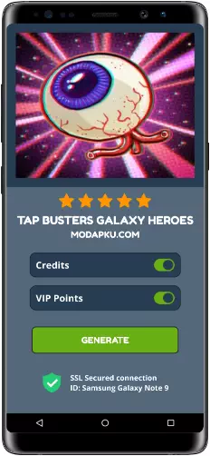 Tap Busters Galaxy Heroes MOD APK Screenshot
