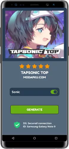 Tapsonic Top MOD APK Screenshot