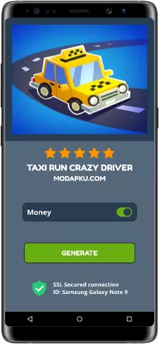 Taxi Run Crazy Driver MOD APK Screenshot