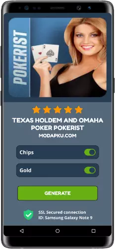 Texas Holdem and Omaha Poker Pokerist MOD APK Screenshot