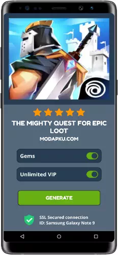 The Mighty Quest for Epic Loot MOD APK Screenshot