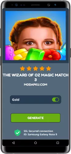 The Wizard of Oz Magic Match 3 MOD APK Screenshot