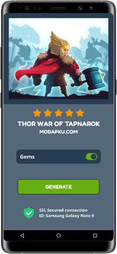 Thor War of Tapnarok MOD APK Screenshot