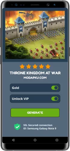 Throne Kingdom at War MOD APK Screenshot