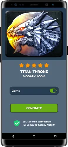 Titan Throne MOD APK Screenshot