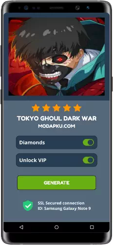 Tokyo Ghoul Dark War MOD APK Screenshot
