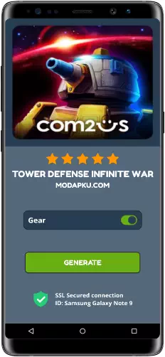 Tower Defense Infinite War MOD APK Screenshot